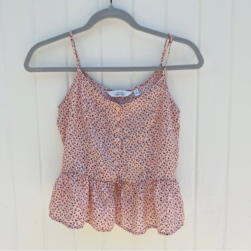 & other stories floral tank top